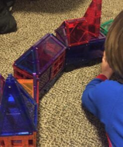 Children Hub 100pcs Magnetic Tiles Set - Educational 3D Magnet Building Blocks - Building Construction Toys for Kids - Upgraded Version with Strong Magnets - Creativity, Imagination, Inspiration 37 71rtOZonmtL