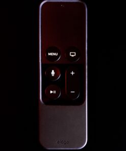 elago R2 Slim Case Compatible with Apple TV Siri Remote 1st Generation (Black) - Slim Design, Scratch-Free Silicone, Shock Absorption, Full Access Black 39 71ru56C6vqL