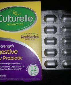 Culturelle Daily Probiotic, Digestive Health Capsules, 60 Count Unflavored 60 Count (Pack of 1) 16 71rufWLOpQL