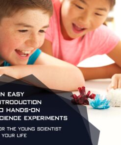 4M 7 Crystal Growing Science Experimental Kit with Display Cases - Easy DIY STEM Toy Lab Experiment Specimens, Educational Gift for Kids, Teens, Boys & Girls 7 Crystals 60 71rvRbZbpIL