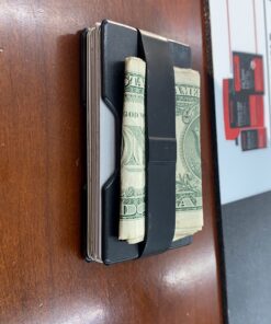 Radix One Slim Wallet - Minimalist Ultralight Polycarbonate Money Clip Black/Black 67 71rvU3xubnL