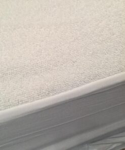 SafeRest 100% Waterproof Full Size Mattress Protector - Fitted with Stretchable Pockets - Machine Washable Cotton Mattress Cover for Bed - Perfect Bedding Airbnb Essentials for Hosts 40 71rwK3g5 1L 1