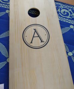 ZENY Portable Cornhole Set Regulation Size Outdoor Yard Cornhole Game 2 Wooden Cornhole Boards 8 Corn Hole Toss Bags with Travel Carrying Bag Regulation Szie 4x2ft 36 71rwhbme3L