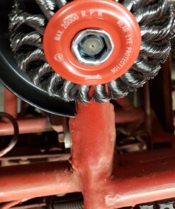 Forney 72759 4-Inch x .020 x 5/8-11 Knot Wire Wheel 51 71rxXfRl9kL