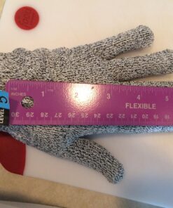 NoCry Premium Cut Resistant Gloves Food Grade — Level 5 Protection; Ambidextrous; Machine Washable; Superior Comfort and Dexterity; Lightweight Protective Gloves; Complimentary eBook Small Original Grey 38 71ryA4xkaaL