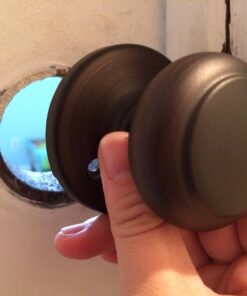 Kwikset Cove Half-Dummy Knob in Venetian Bronze 11 71ryMF5LJkL