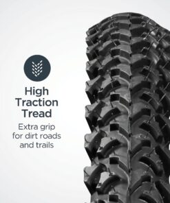 Alternative view of Schwinn Replacement Bike Tire, Mountain Bicycle Tires, High Traction Tread, Standard Bike Tires, Puncture Guard in Multiple Size Options Mountain/Kevlar 24-Inch x 1.95-Inch