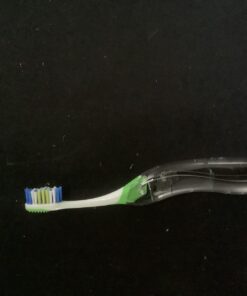 GUM Folding Travel Toothbrush - Compact Head + Tongue Cleaner - Soft Bristled Travel Toothbrushes for Adults 1ct (6pk) 6 Brushes 33 71rzPkNvabL