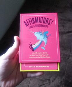 Affirmators! Love & Relationships Deck: 50 Affirmation Cards to Help You Help Yourself - Without the Self-helpy-ness! 21 71rziMSbAKL