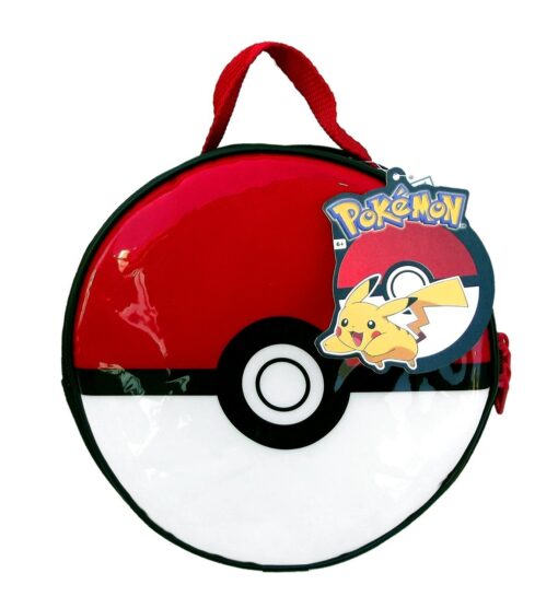 Pokemon Pokeball Lunch Kit 8.5 Inches Diameter x 3 Inches Height