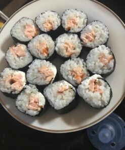 Kitchen + Home Non Stick Sushi Knife - The Original 8 inch Stainless Steel Non Stick Multipurpose Chef Knife 1 34 71s qhaKB9L