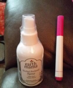 Earth Mama Herbal Perineal Spray | Safe for Pregnancy and Postpartum Recovery, Witch Hazel Natural Cooling Spray for After Birth Feminine Care Essentials, Benzocaine & Butane Free, 4-Fluid Ounce Unscented 4 Fl Oz (Pack of 1) 35 71s000uafL