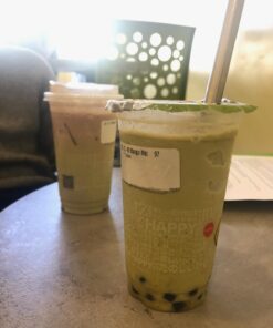 ALINK Reusable Boba Straws with Case and Cleaning Brush, 4-Pack Extra Wide Stainless Steel Metal Bubble Tea Straw for Smoothie, Shakes, Tapioca Pearl, 12 mm x 9 inch Silver 34 71s183UauDL