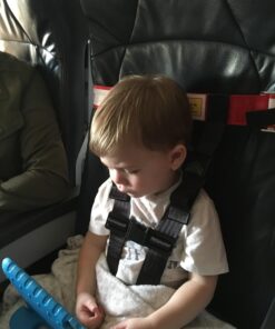 Cares Airplane Harness For Kids - Toddler Travel Restraint - Provides Extra Safety For Children on Flights - Light Weight, Easy to Store and Installs In Minutes, Black 30 71s1gF7KjSL