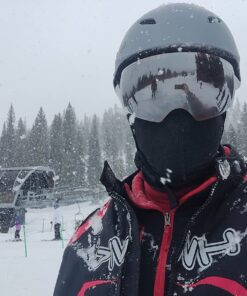 OutdoorMaster Ski Goggles PRO - Frameless, Interchangeable Lens 100% UV400 Protection Snow Goggles for Men & Women A0-blackframe Revosilverlens Vlt10% 35 71s1k73 6oL