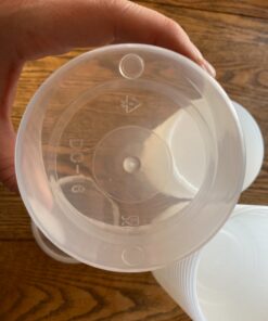 Glotoch 24 Pack 16 oz. (2 Cups) Plastic Food and Drink Storage Containers Set with Lids - Microwave, Freezer & Dishwasher Safe Eco-Friendly, BPA-Free, Reusable & Stackable 16 oz. - 24 Sets 38 71s1n03YQCL 3