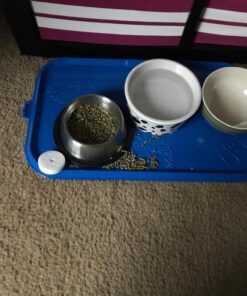 Van Ness Pets Large Waterproof Food And Water Bowl Mat For Dogs, Cats 27 71s1rKSgZJL