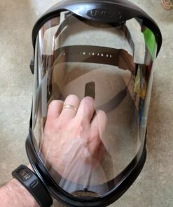 UVEX by Honeywell Bionic Face Shield with Clear Polycarbonate Visor (S8500) 74 71s1zbrtg1L