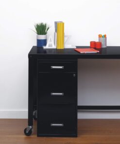 Office Dimensions 20225 File Cabinet, 18-Inch, Black 3 Drawer 31 71s200bsAaL