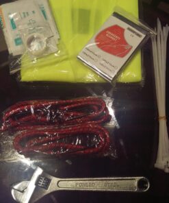 Always Prepared Premium (125 Piece) Roadside Emergency Car Kit – with Jumper Cables – All-in-One Auto Safety and First Aid Kit – Travel Safety for Women, Men, and College Kids – Roadtrip Essentials Premium Roadside Kit 37 71s2OhXwuZL