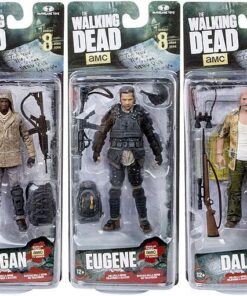 Walking Dead McFarlane The Morgan Jones, Dale Horvath, Bob Stookey, Rick Grimes and Eugene Porter TV Series 8 Action Figures Set of 5