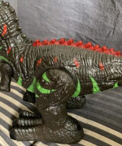 TEMI 8 Channels 2.4G Remote Control Dinosaur Toys for Kids 3 4 5 6 7 Years, Electric Stunt RC Walking T- Rex Toy with Lights and Sounds Powered by Rechargeable Battery, Gift for Boys 1 pack with remote 35 71s3eKT30L