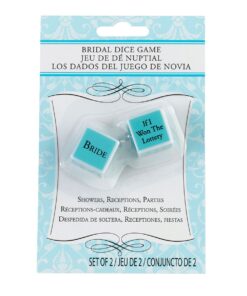 Alternative view of Lillian Rose Shower Party Dice Game, White, Medium