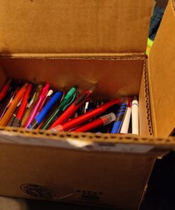 DG Collection (5lb Box Approx. 200-250 pens) Assorted Retractable Ballpoint Pens Office Ink Pen Supplies Big Bulk Lot 47 71s4MhfvK0L