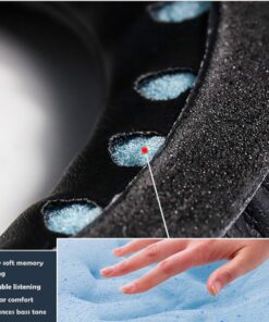 Synsen Replacement Ear Pads Cushion Compatible for Bose QuietComfort QC2,QuietComfort 15 QC15,QuietComfort QC25,QuietComfort 35 QC35,Bose AE2,AE2i,AE2w,SoundTrue, SoundLink (Around-Ear) Headphones BLACK 41 71s4yd6 9L