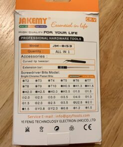 Screwdriver Set By JAKEMY, 43 in 1 Precision Screwdriver Kit Magnetic Replaceable Bits Repair Tool Kit Opening Tool and Tweezer for phone Cellphone PC Electronics Jm-8153+ 43 in 1 45 71s5CpyMDL