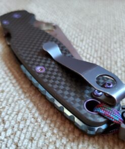 Spyderco Para Military 2 Signature Midnight Blue Knife with 3.42" CPM S110V Steel Blade and Durable G-10 Handle - PlainEdge - C81GPDBL2 47 71s6Oz74r5L