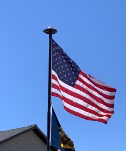 Made in USA Flags Co. - Heavy-Duty Commercial Grade American Flag with PolyMax Polyester, Sewn Stripes, Embroidered Stars & Solid Brass Grommets - Fade-Resistant, All-Weather Flag (4’x6’) 4 by 6 foot 32 71s6SEGOMrL