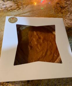 Gourmet 10in White Bakery Boxes 25 Pk. Cute Window Displays for Pies, Cakes, Cupcakes , Pastries. Transport Baked Goods w/ Sturdy, Easy-to Use Carriers. Give Sweet Holiday Gifts at Work, School 36 71s6hq78A2L