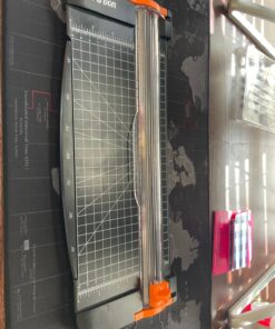 Firbon A4 Paper Cutter 12 Inch Titanium Paper Trimmer Scrapbooking Tool with Automatic Security Safeguard and Side Ruler for Craft Paper, Coupon, Label and Cardstock (Black) 1-black 47 71s6yHqccyL