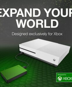 Alternative view of Seagate (STEA4000402) Game Drive for Xbox 4TB External Hard Drive Portable HDD – Designed for Xbox One ,Green Standard