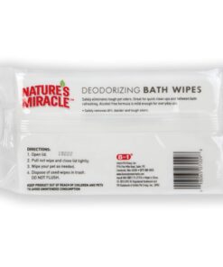 Nature's Miracle Deodorizing Bath Wipes for Dogs 22 71s8NIkWRQL