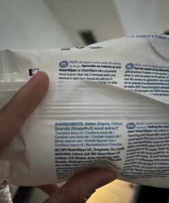 WaterWipes Plastic-Free Original-baby Wipes, 99.9% Water Based Wipes, Unscented & Hypoallergenic for Sensitive Skin, 540 Count (9 packs), Packaging May Vary 36 71s9AI rhqL