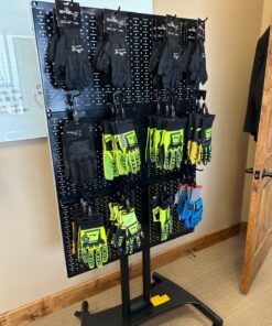 PERLESMITH Rolling/Mobile TV Cart with Wheels for 32-82 Inch LCD LED 4K Flat Screen TVs - TV Floor Stand with Shelf Holds Up to 100 lbs, Height Adjustable Trolley Max VESA 600x400mm- PSTVMC05 45 71s9CBAZ6XL