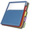 Cardinal Expanding Plastic Binder Dividers, Flexible Front Pockets Expand 1/4", 5-Tab, Insertable Multicolor Tabs, Letter Size, 1 Set (84012CB) 10 71s9HPcsYYL
