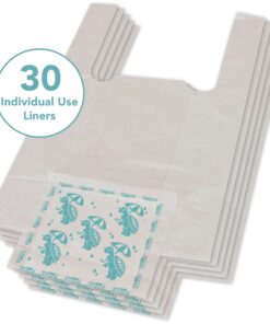 Alternative view of Kalencom Potette Plus Potty Seat Liners - Disposable, Leakproof Liners for Travel Potty Seat - Fragranced to Absorb Odor - 30 Count