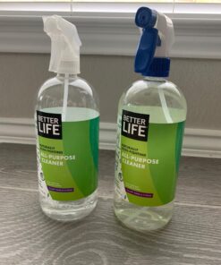 BETTER LIFE All Purpose Cleaner - Multipurpose Home and Kitchen Cleaning Spray for Glass, Countertops, Appliances, Upholstery & More - Multi-surface Spray Cleaner - 32oz Clary Sage & Citrus 32 Fl Oz (Pack of 1) 13 71sAS69zgtL