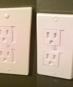Jambini Self-Closing Outlet Covers - An Alternative To Socket Plugs - 3 pack 52 71sAk9NeCGL