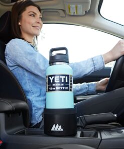 Alternative view of Integral Ultimate Expander Car Cup Holder - Adjustable Base - Expander & Organizer for Vehicles - Compatible with Coffee Mug, Yeti 14/24/36/46oz, Ramblers, Hydro Flasks 32/40oz, 3.4"-4.0" Bottles Black 1 Pack