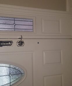 SCHLAGE Connect Camelot Touchscreen Deadbolt with Built-In Alarm and Handleset Grip with Accent Lever, Satin Nickel, FE469NX ACC 619 CAM RH, Works with Alexa Right Camelot 40 71sBjZRf9WL