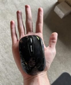 Microsoft Wireless Mobile Mouse 3500 - Black. Comfortable design, Right/Left Hand Use, Wireless, USB 2.0 with Nano transceiver for PC/Laptop/Desktop, works with for Mac/Windows Computers 19 71sBpfHyMPL