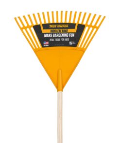 Alternative view of True Temper KLRO Kids Poly Leaf Rake, 18-Inch, Brown