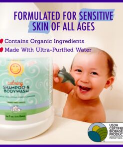 California Baby Calming Lavender Shampoo and Body Wash | 100% Plant-Based (USDA Certified) | Allergy Friendly | Baby Soap and Toddler Shampoo for Dry, Sensitive Skin | 562 mL / 19 fl. oz (Pack of 2) 19 Fl Oz (Pack of 2) 10 71sCK 2MtqL