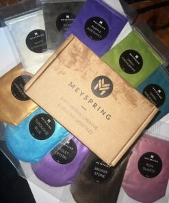 MEYSPRING Two Tone Collection - Mica Powder for Epoxy Resin - New Generation of Epoxy Resin Color Pigment - 100% Mineral, Skin-Safe, and Inert Pigment Powder for Epoxy Resin (Pigment Powder Set 100g) 35 71sDIqZfPsL