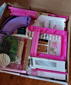 Barbie Dreamhouse Dollhouse with Pool, Slide and Elevator Standard Elevator 109 71sDWH427kL