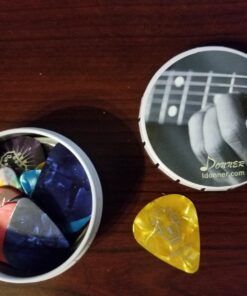 Donner Celluloid Guitar Picks 16 Pack with Tin Box includes Thin, Medium, Heavy & Extra Heavy Picks, for Acoustic Guitar Electric Guitar Ukulele 16 Pcs Picks Dazzle pattern 42 71sE9eMMVL 2
